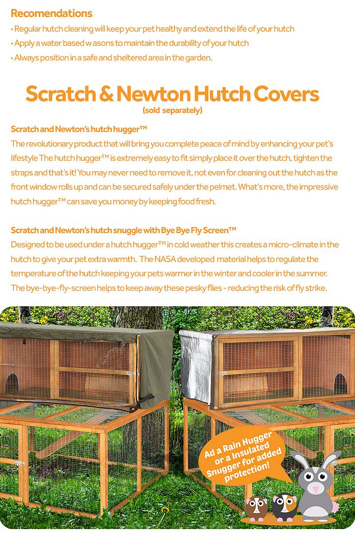 6ft Kendal Extra Large Rabbit Hutch and Run eBay