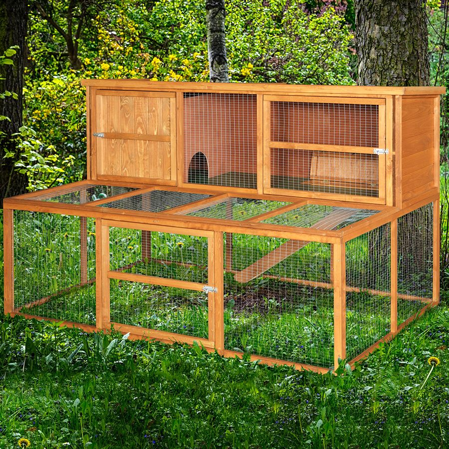 6ft Kendal Extra Large Rabbit Hutch and Run eBay