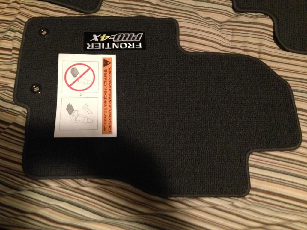 For Sale Brand New Pro4x Floor Mats! Nissan Frontier Forum