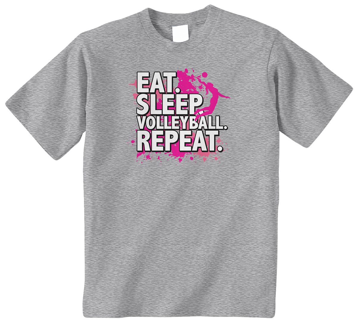 Threadrock Kids Eat Sleep Volleyball Youth T-shirt Sport Slogan Spike - Picture 7 of 8