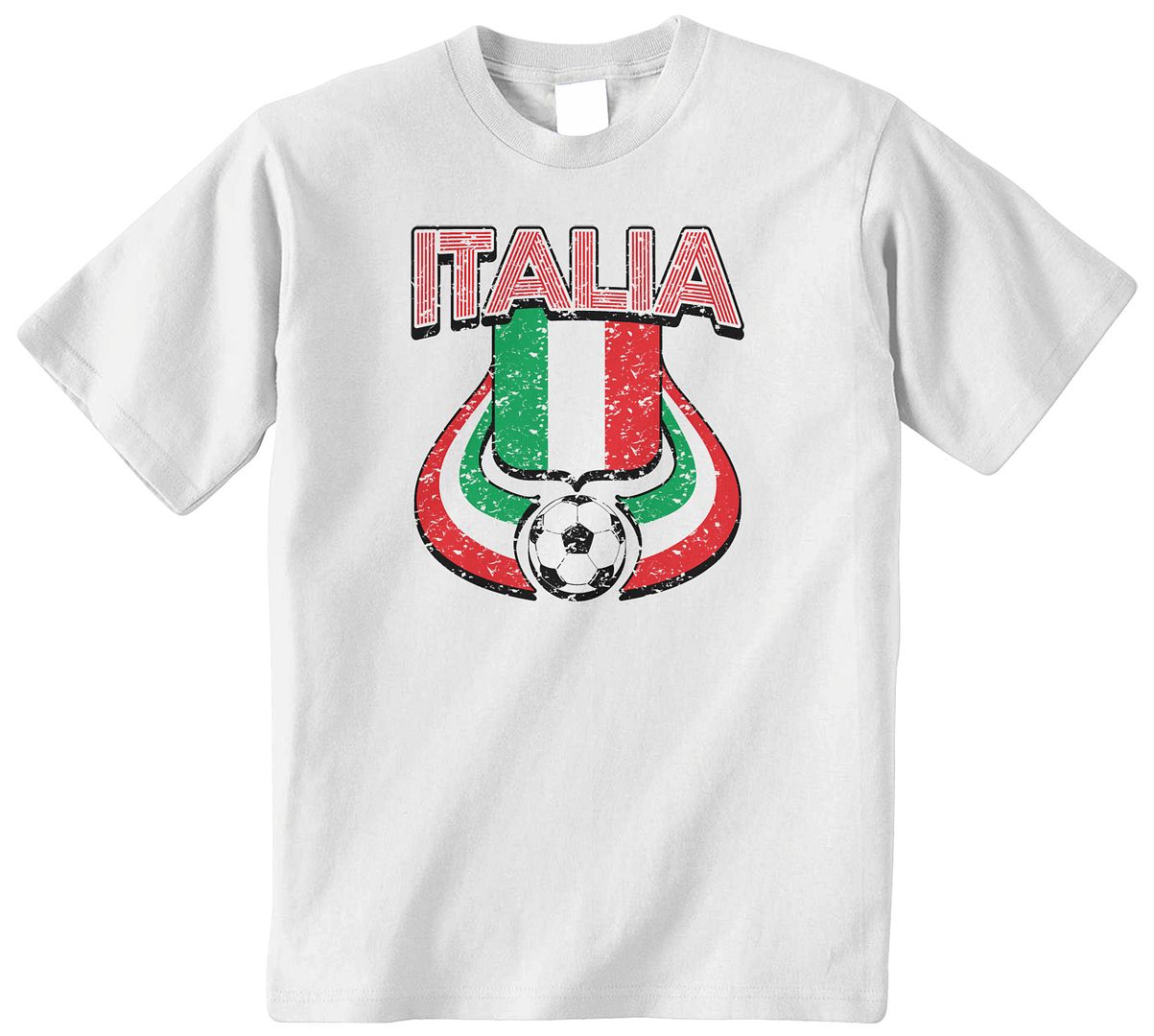 Threadrock Kids Italia Soccer Youth Tshirt Italy Italian Football Team