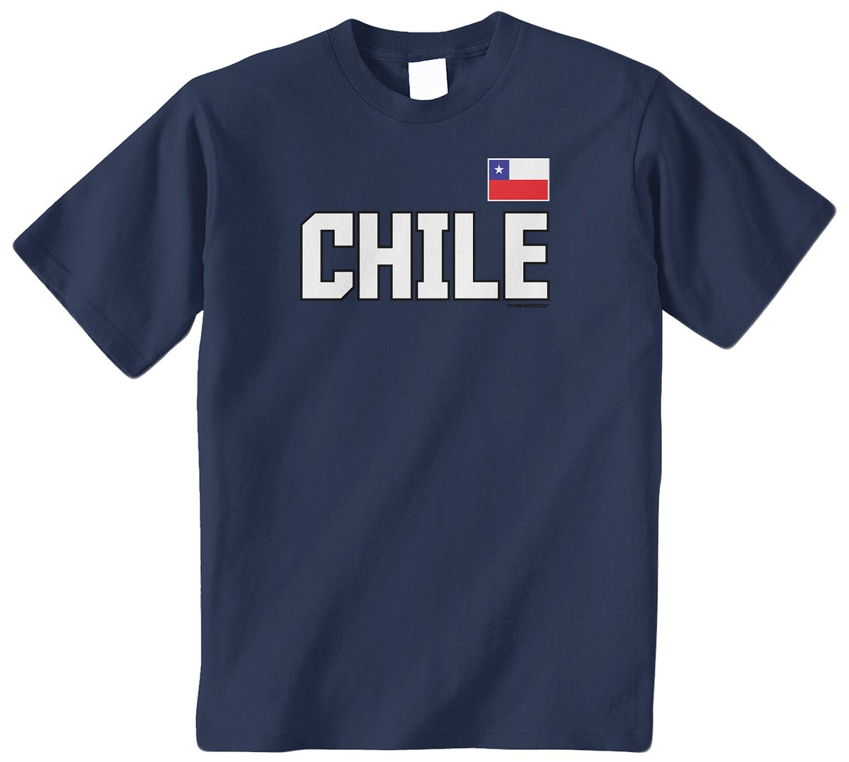 Threadrock Kids Chile National Team Youth T-shirt Chilean Flag Pride Soccer - Picture 4 of 8