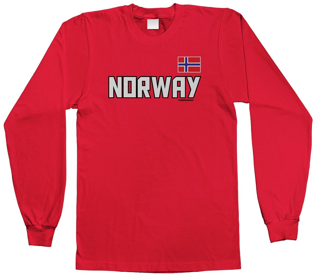 Threadrock Kids Norway National Team Youth L/S T-shirt Norwegian Country Pride - Picture 4 of 6