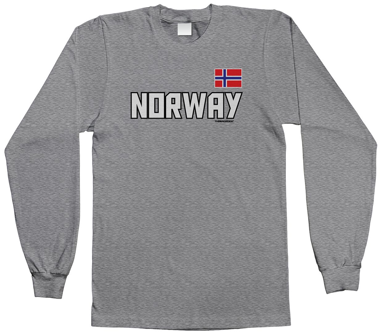 Threadrock Kids Norway National Team Youth L/S T-shirt Norwegian Country Pride - Picture 6 of 6