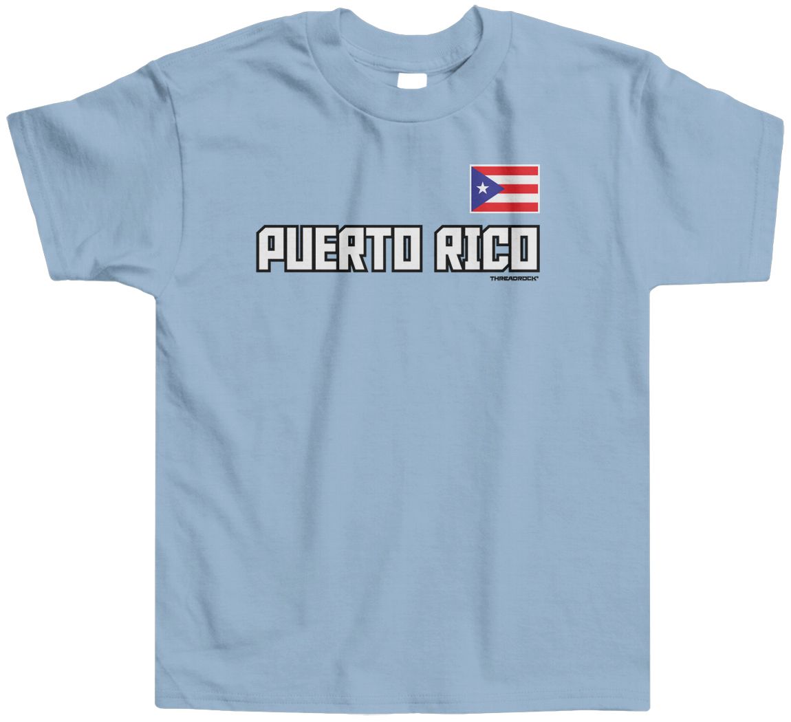 Threadrock Kids Puerto Rico National Team Toddler T-shirt Puerto Rican Pride - Picture 3 of 8