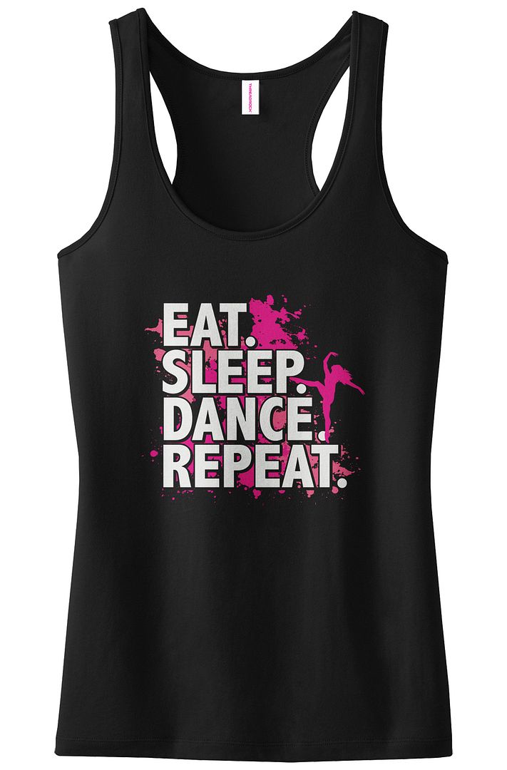 Divertente Eat Sleep Danza Ripetere Lettera Ragazzo Maglietta 2019 Del Nuovo Di - Foto 2