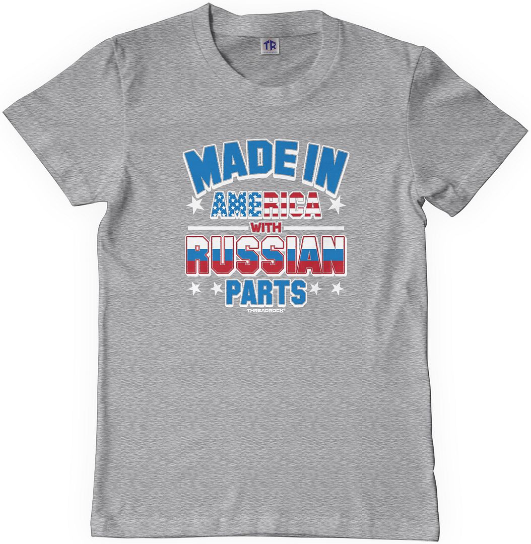 Threadrock Kids Made in America with Russian Parts Youth T-shirt Russia - Picture 7 of 7