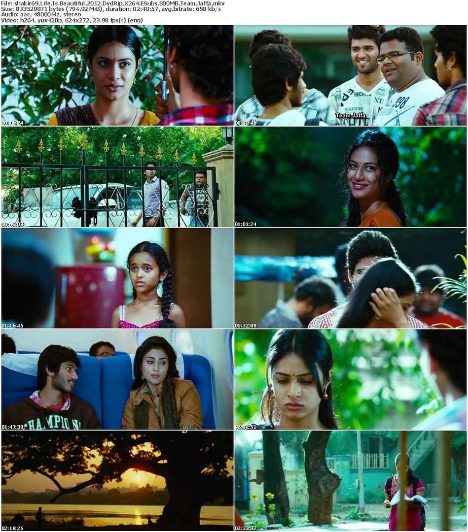 Life Is Beautiful (2012) (Telugu) 1CDip DVDRip X264 ESubs - [Team ...