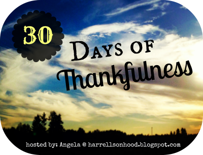 30 Days of Thankfulness