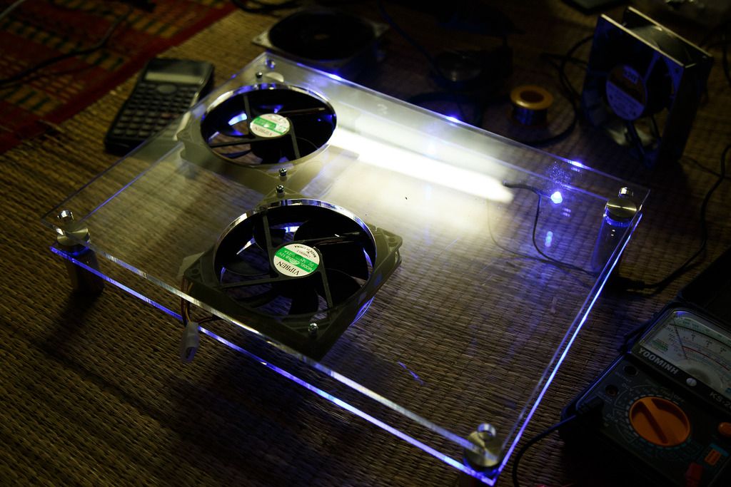 Đế tản nhiệt laptop 12V siêu mạnh,chuyên trị overheat laptop cho gamer - 4