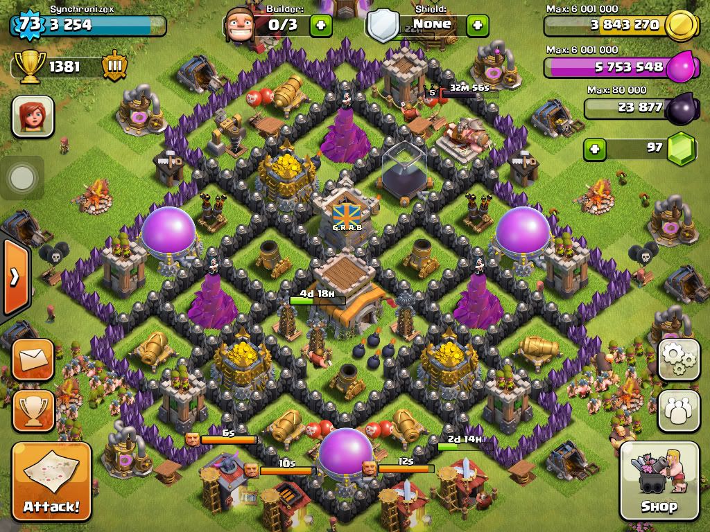 Town Hall 8 Clash of Clans Builder