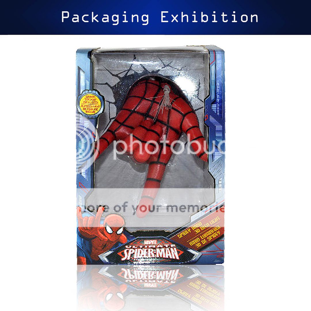 Marvel Avengers Spider Man Hand 3D Deco Wall LED Night Light Art