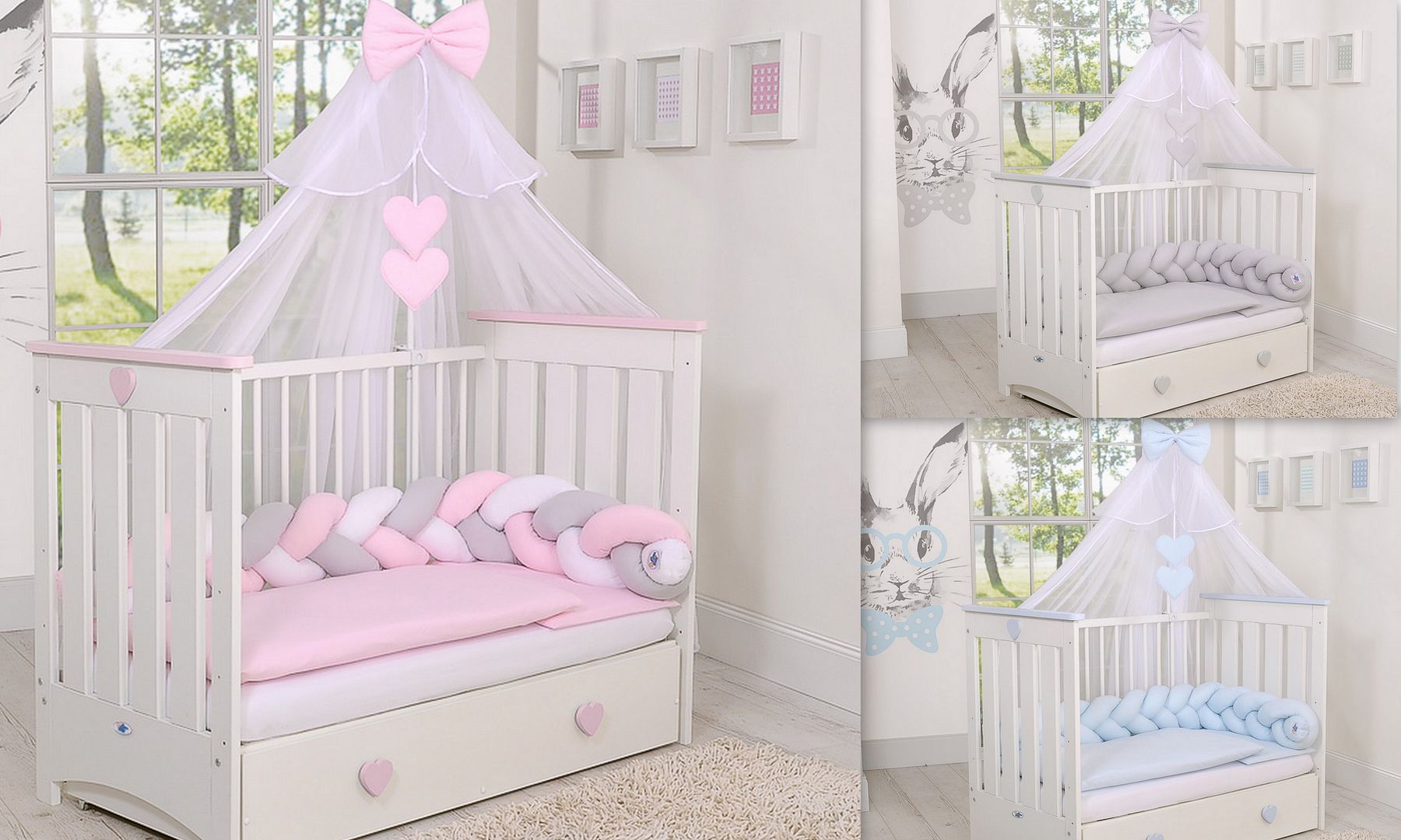 cot bed drapes